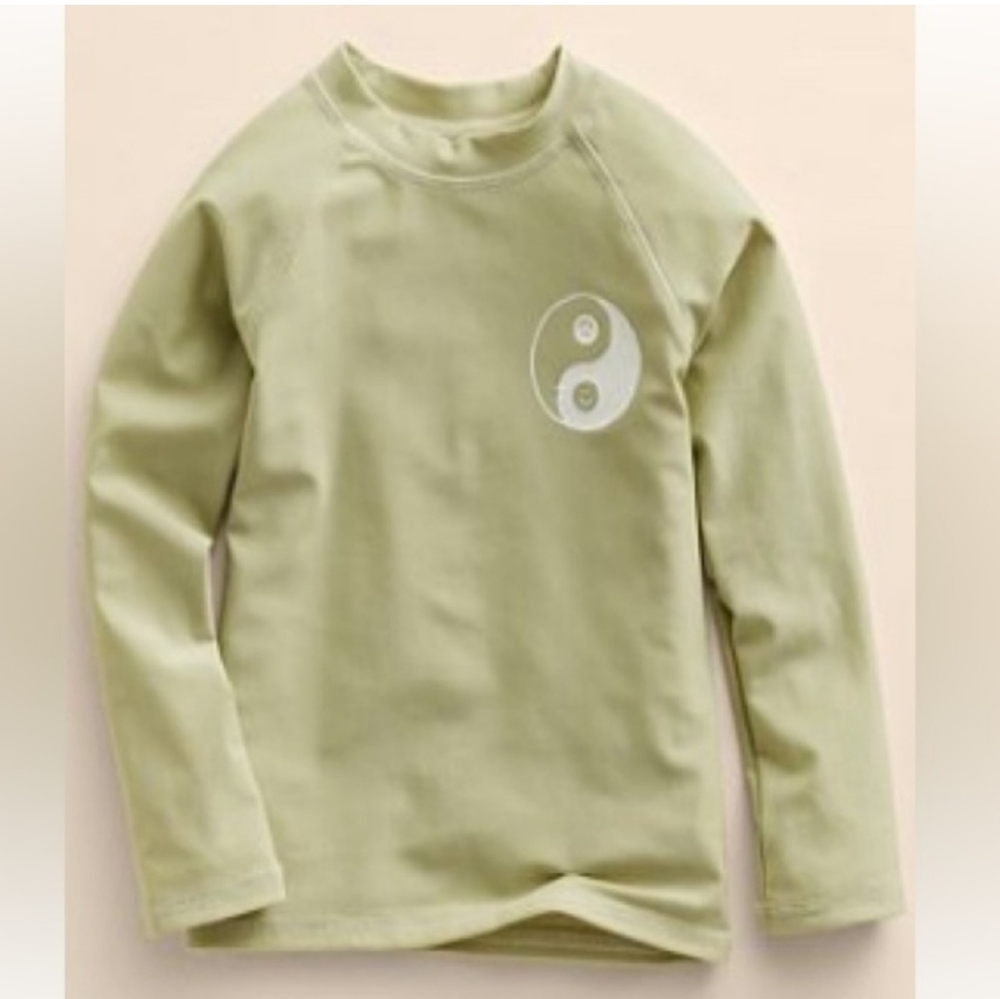Little Co. by Lauren Conrad Ying Yang Pale Green Rash Guard, 18 Month
